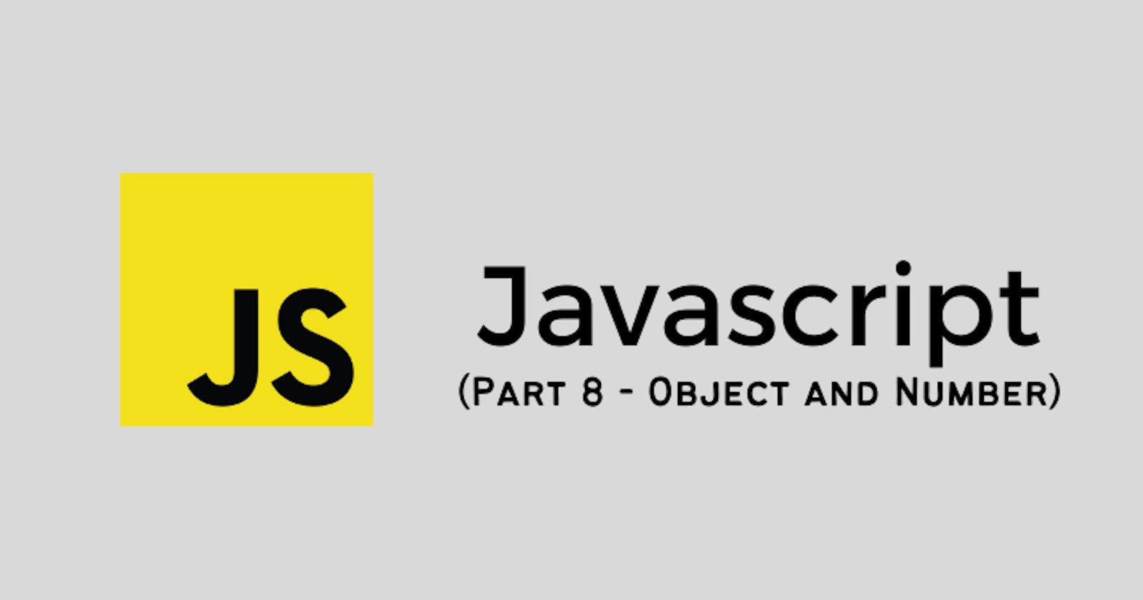 Javascript Object and Number