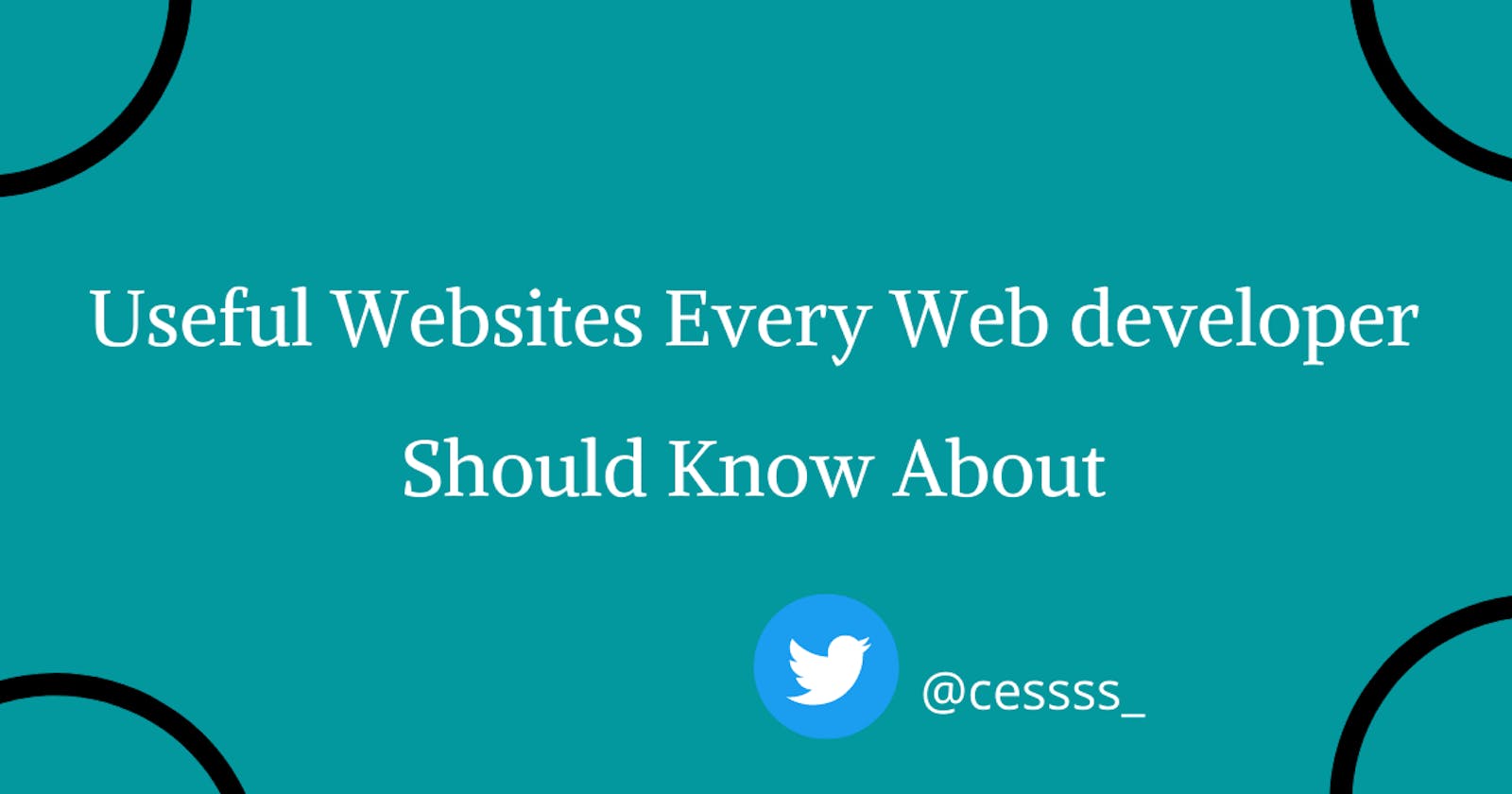 Useful Websites Every Web developer Should Know About.