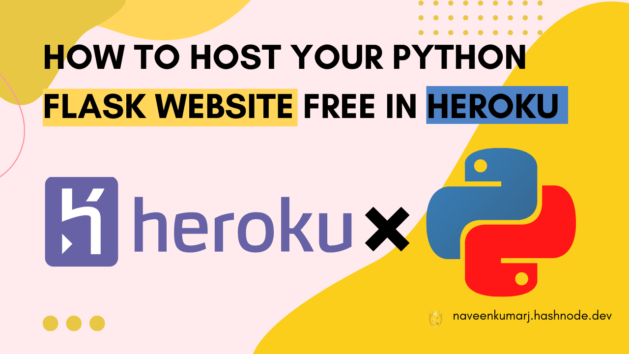 How to host python flask application in heroku