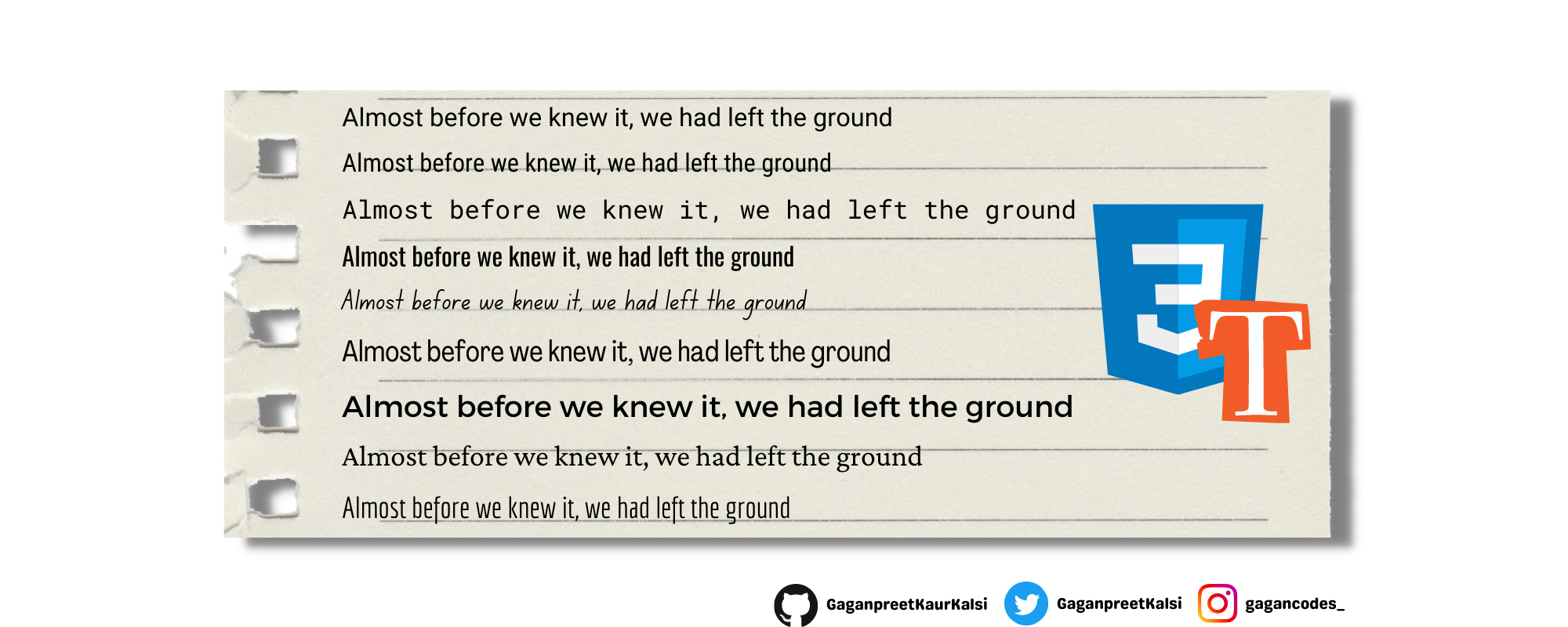 How to use external font files in your REACT project.