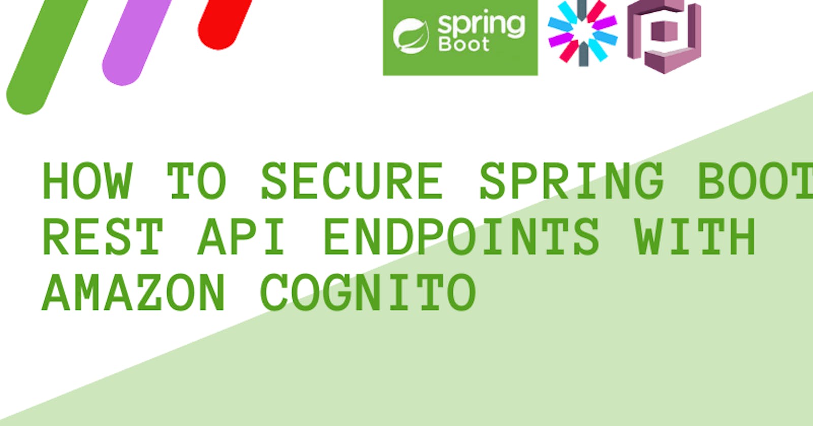 How to secure Spring boot REST API endpoints with Amazon Cognito