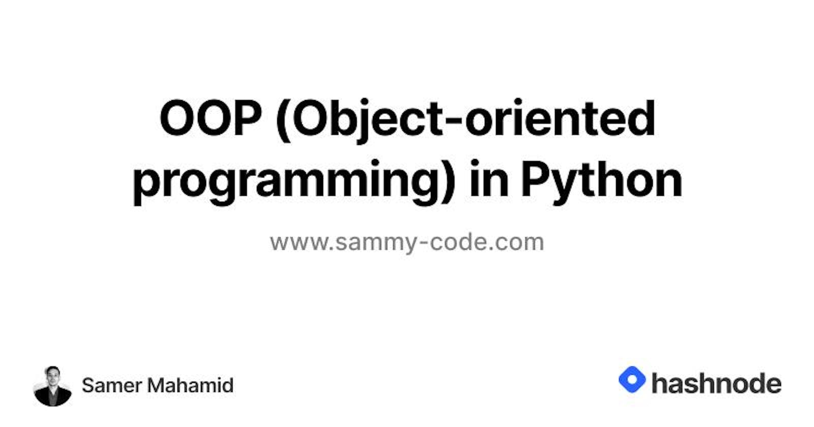 OOP (Object-oriented programming) in Python