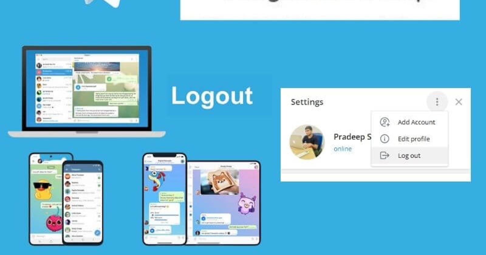 How to Logout Telegram Web From Desktop – 5 Steps