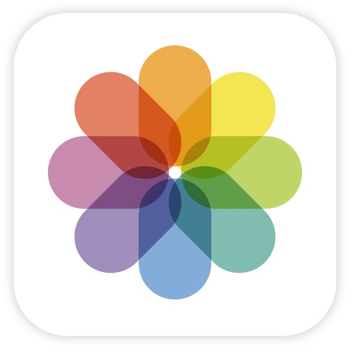 Apple Photos logo in CSS