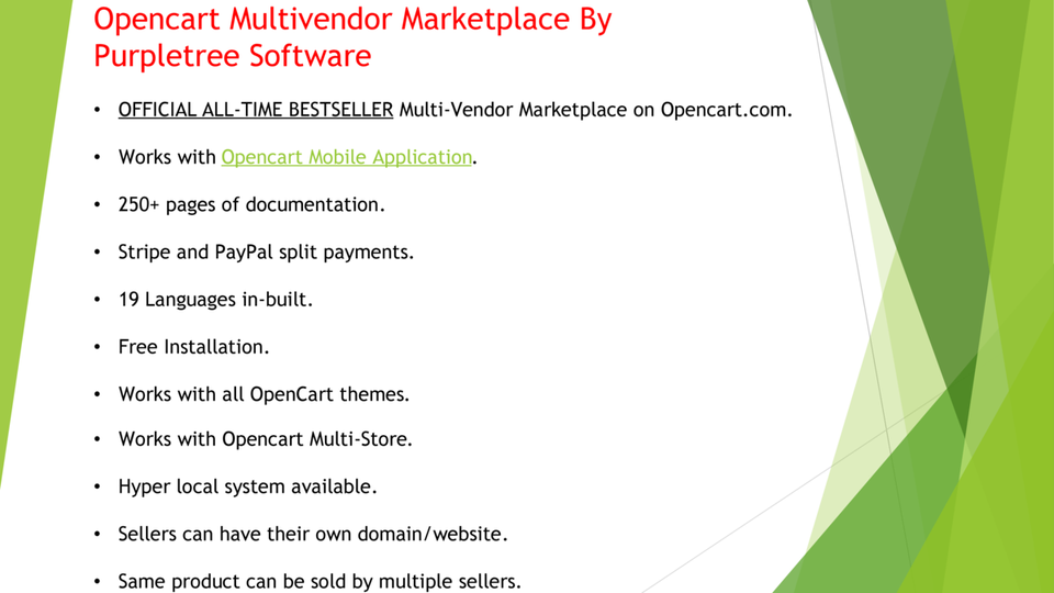 OpenCart Multi Vendor Mobile App