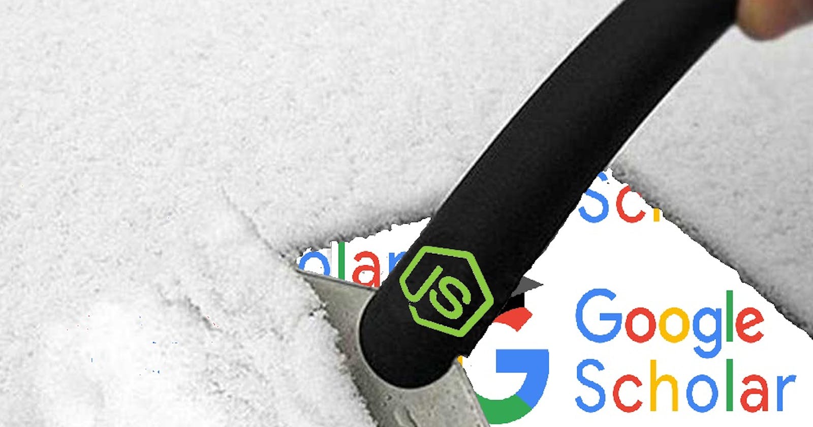 How to scrape Google Scholar organic results with Node.js