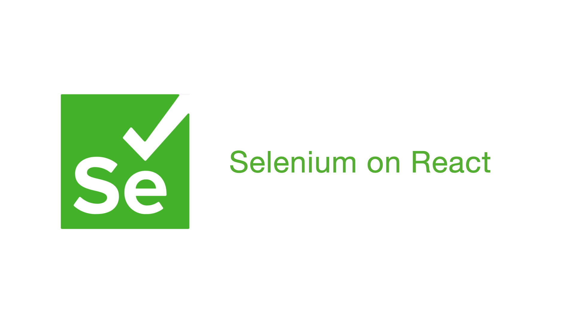 React E2E Test Tutorial with Selenium: Page Object Model Pattern