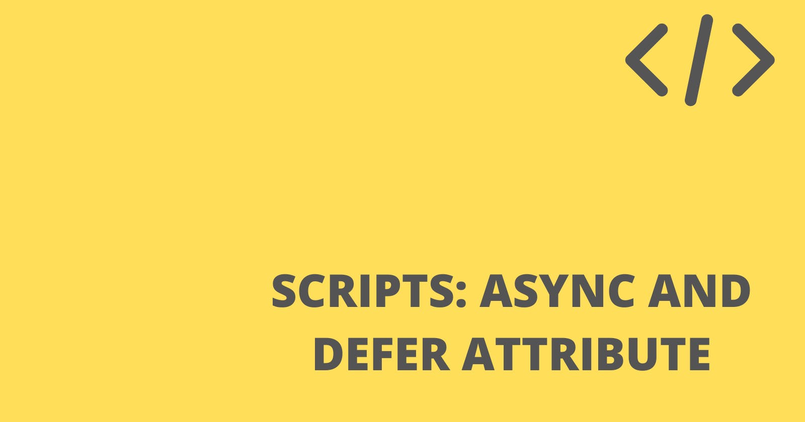 Understanding async and defer attribute