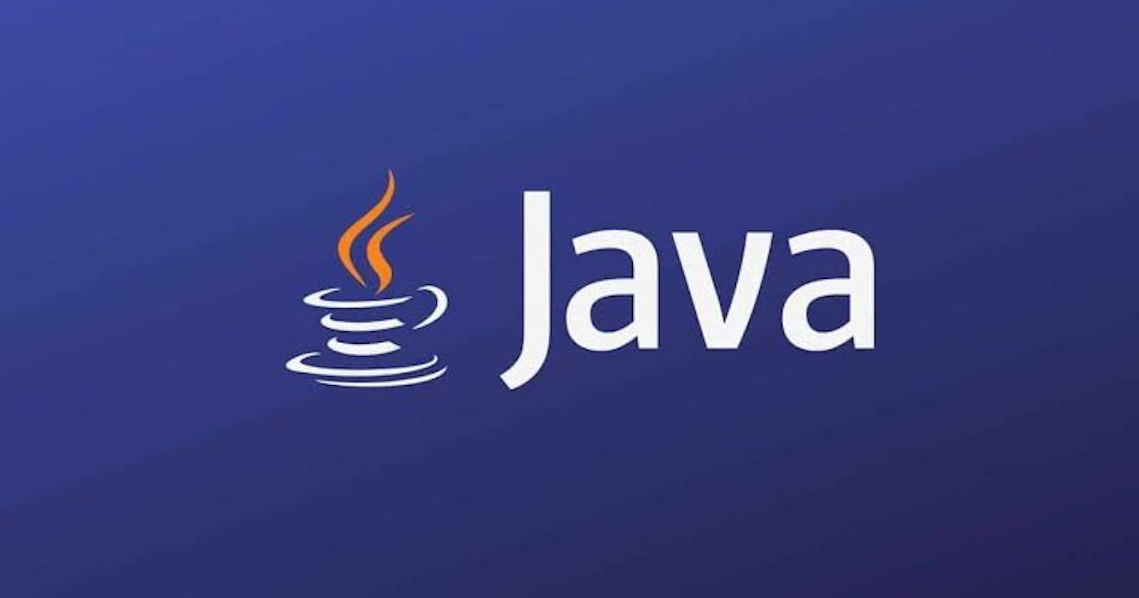 Let’s talk about Java!