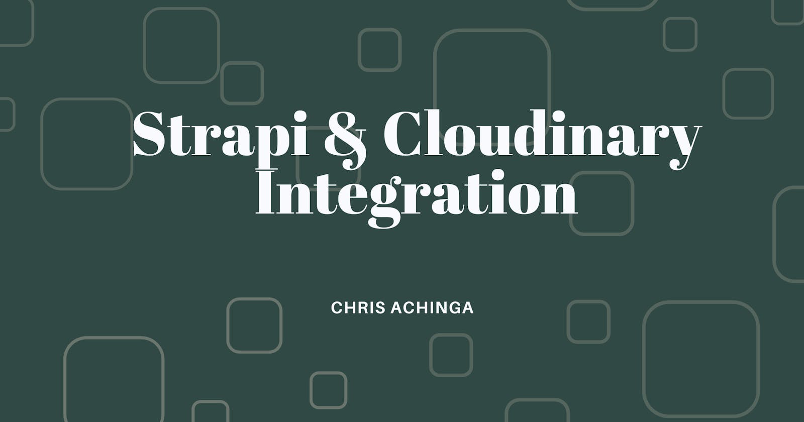 How to add Cloudinary to Strapi CMS for Image/Video uploads