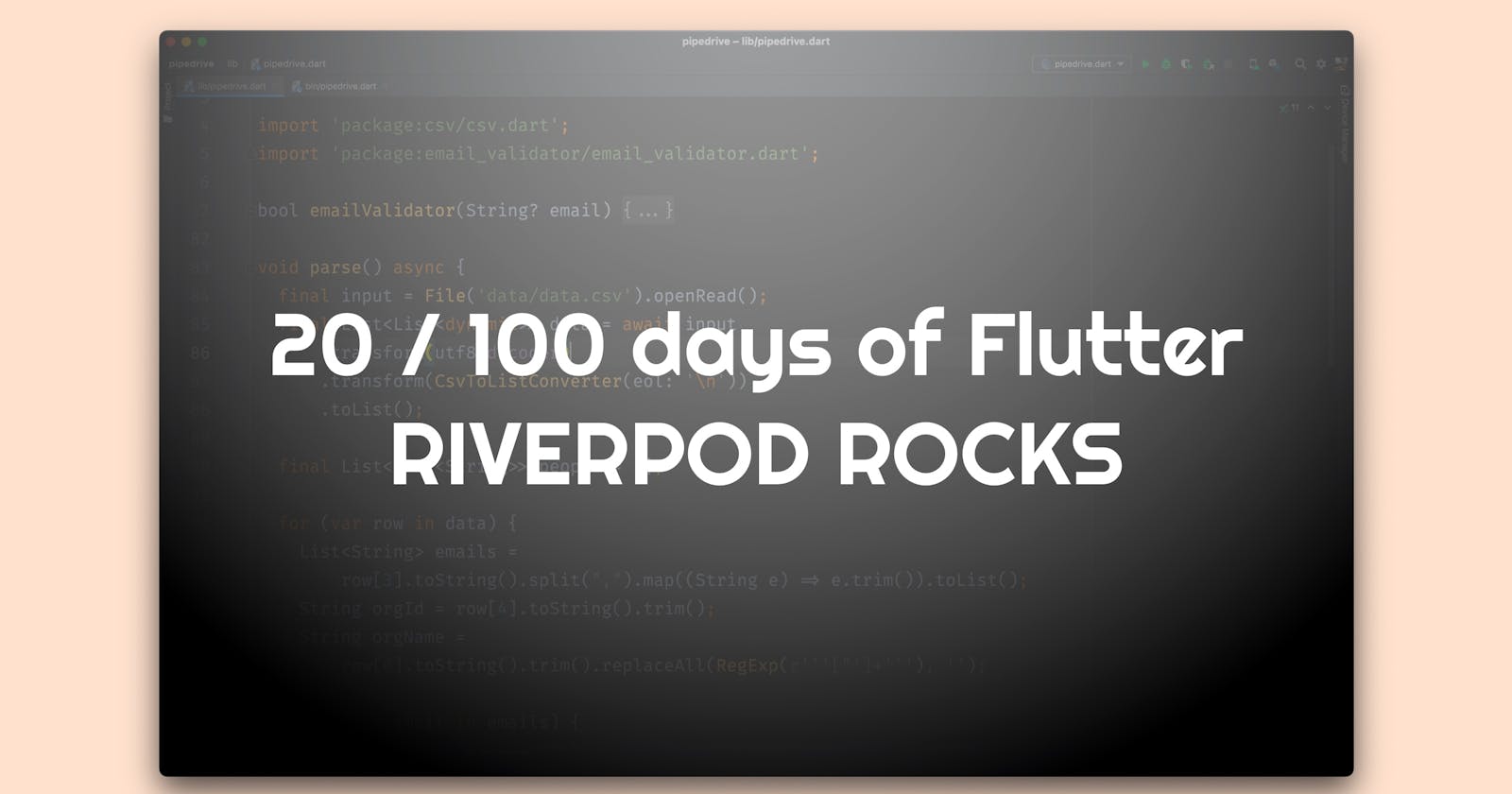 📱 20 / 100 Days Of Flutter, Kate's edition — intro into Riverpod with Providers, Consumers and AsyncValue