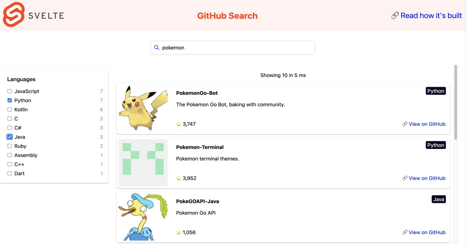 Build A search UI using Svelte.js and Elasticsearch