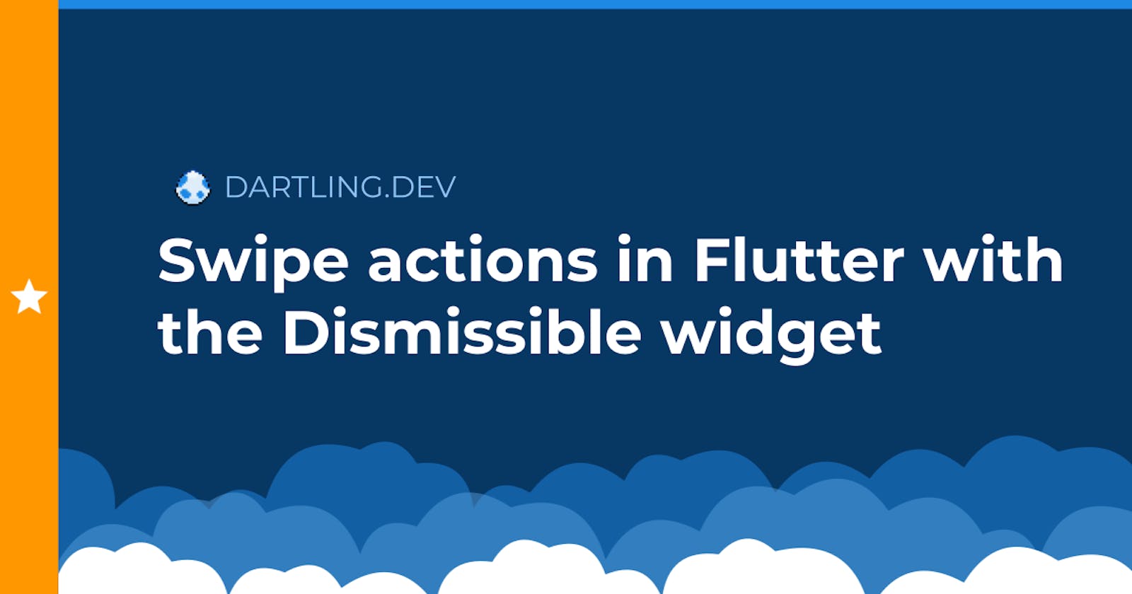 Swipe actions in Flutter with the Dismissible widget