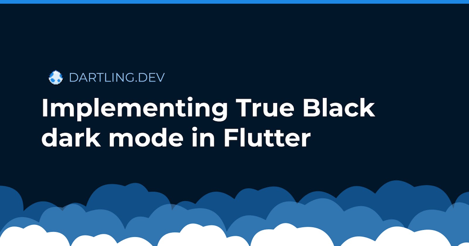 Implementing True Black dark theme mode in Flutter
