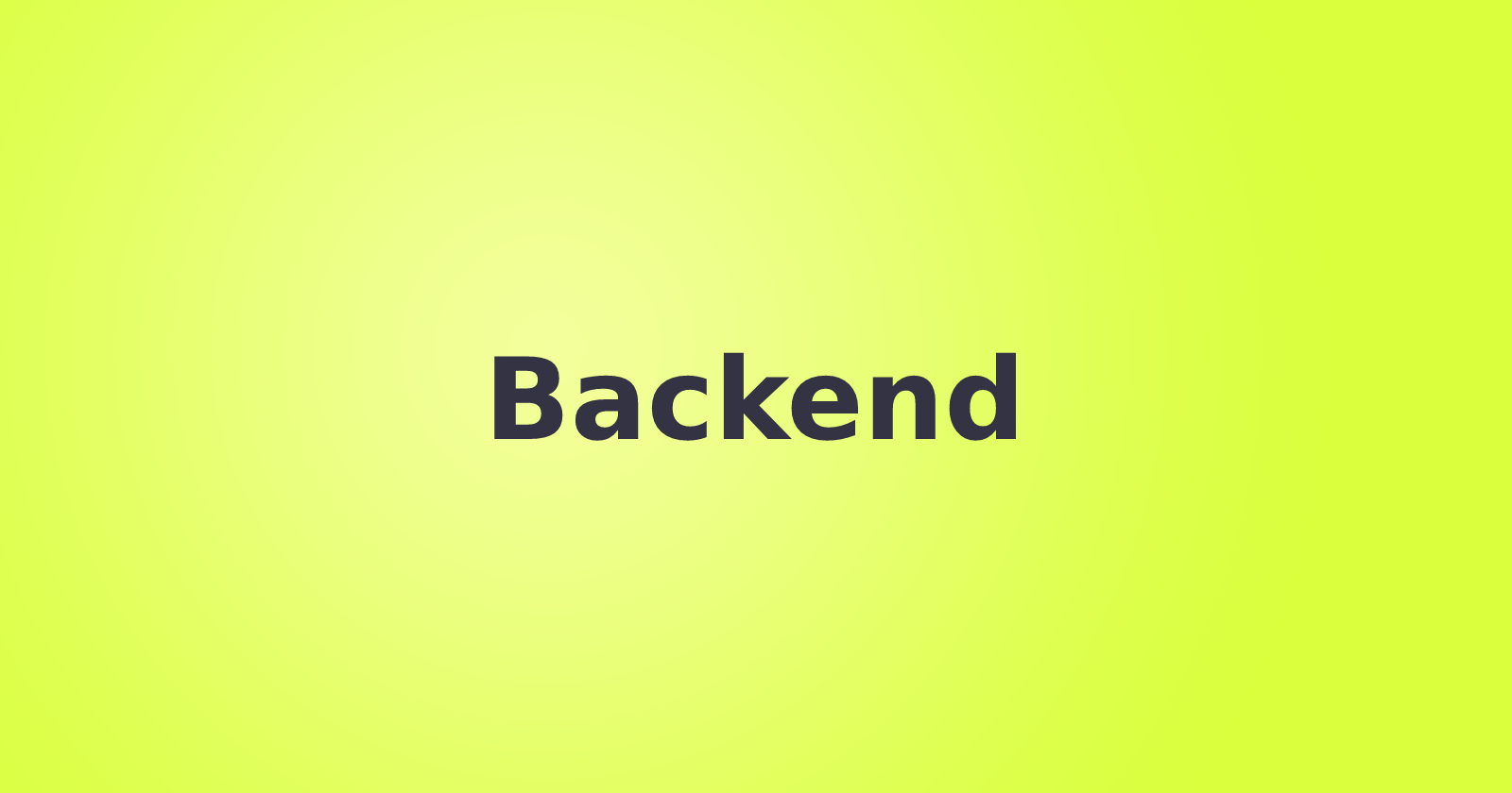 Backend
