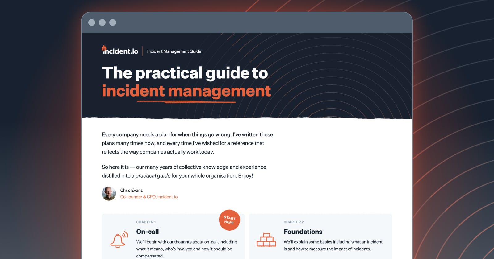 The practical guide to managing incidents