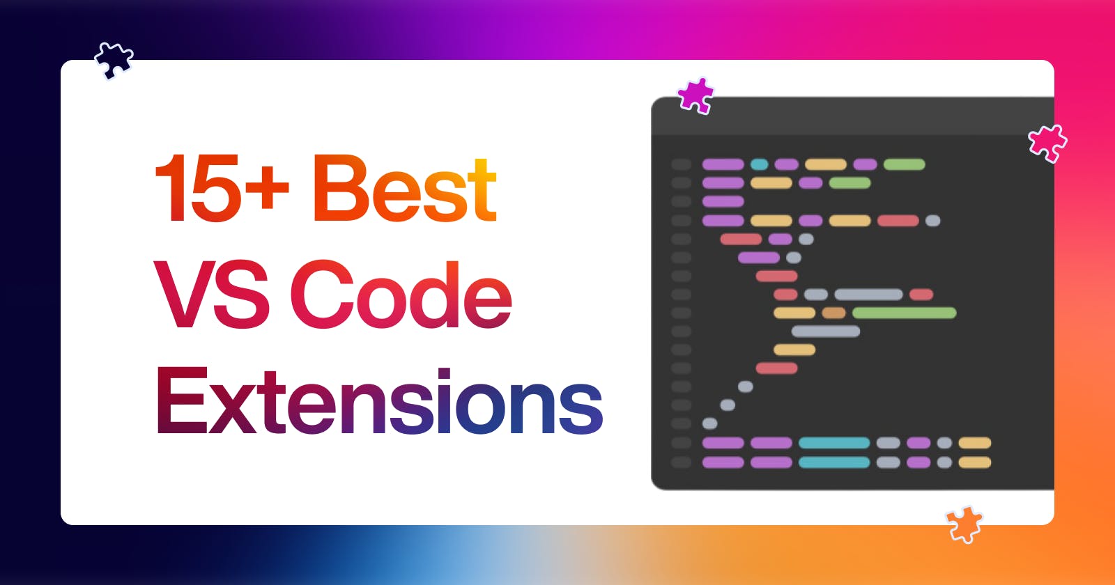 15+ VS Code Extensions For Web Developers 🤯