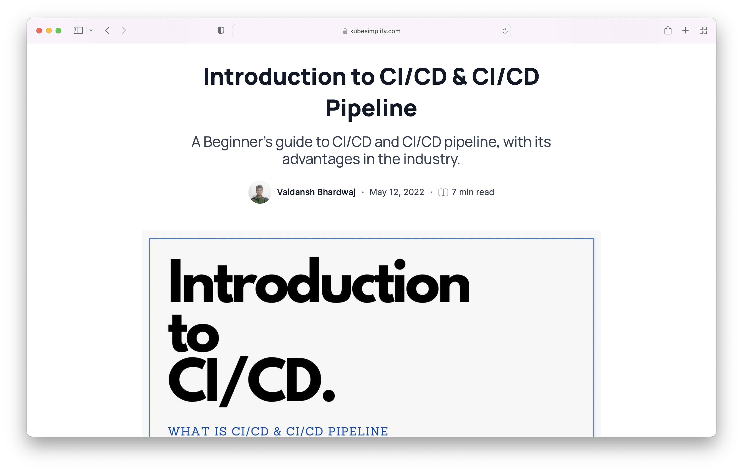 Introduction to CI/CD & CI/CD Pipeline