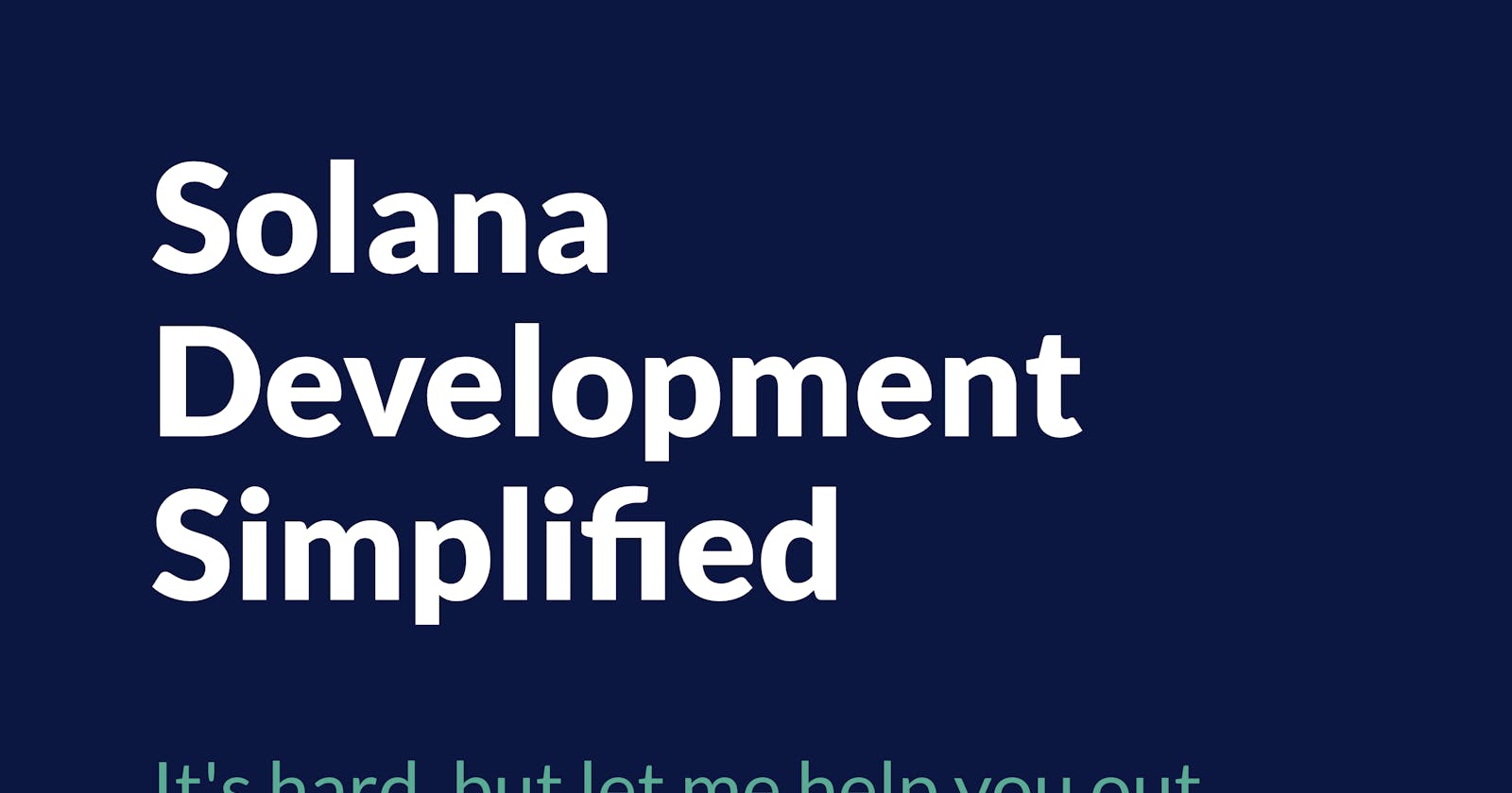 A Web 3 Roadmap: Solana Smart Contract Development