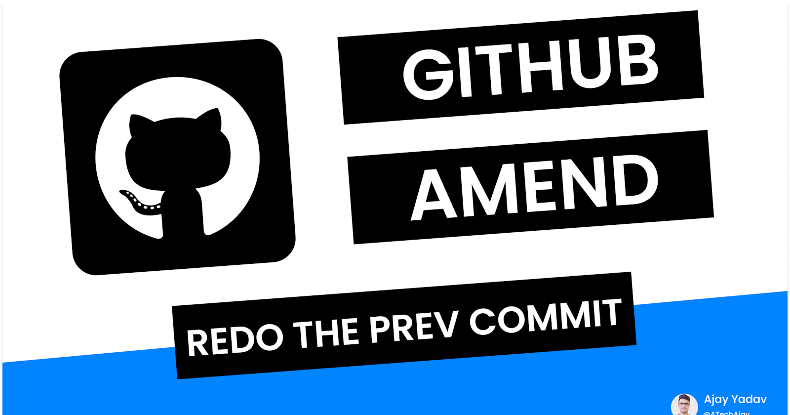 What is the "AMEND" flag in Git?