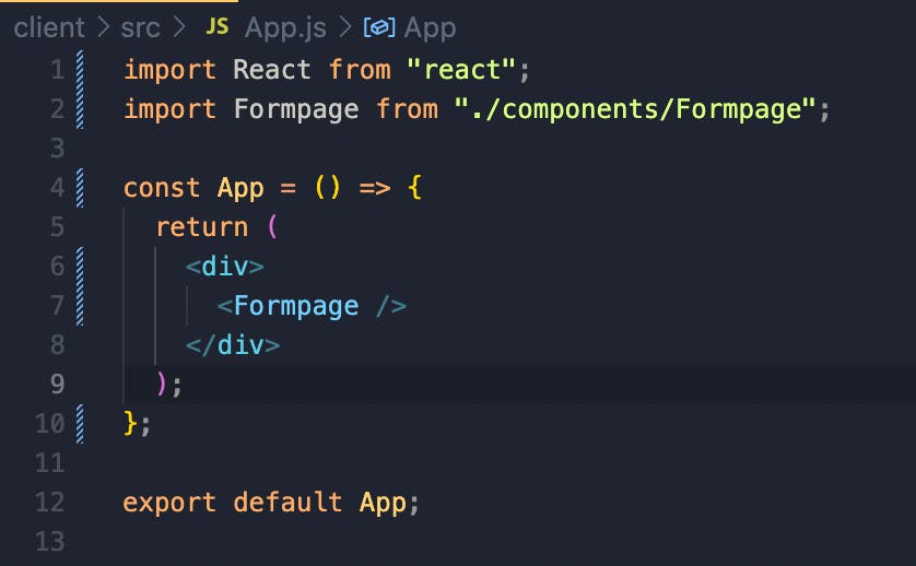 appjs component added