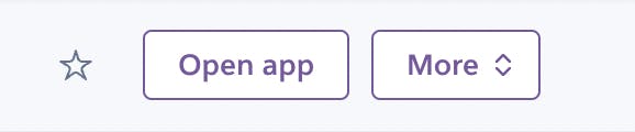 Heroku open app button