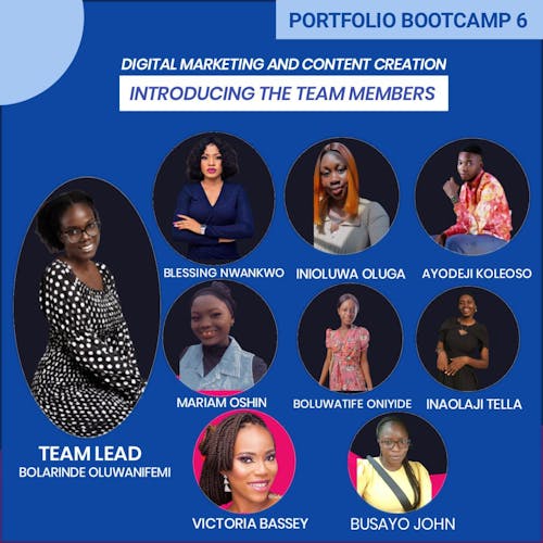 Portfolio Digital Marketing Team 6