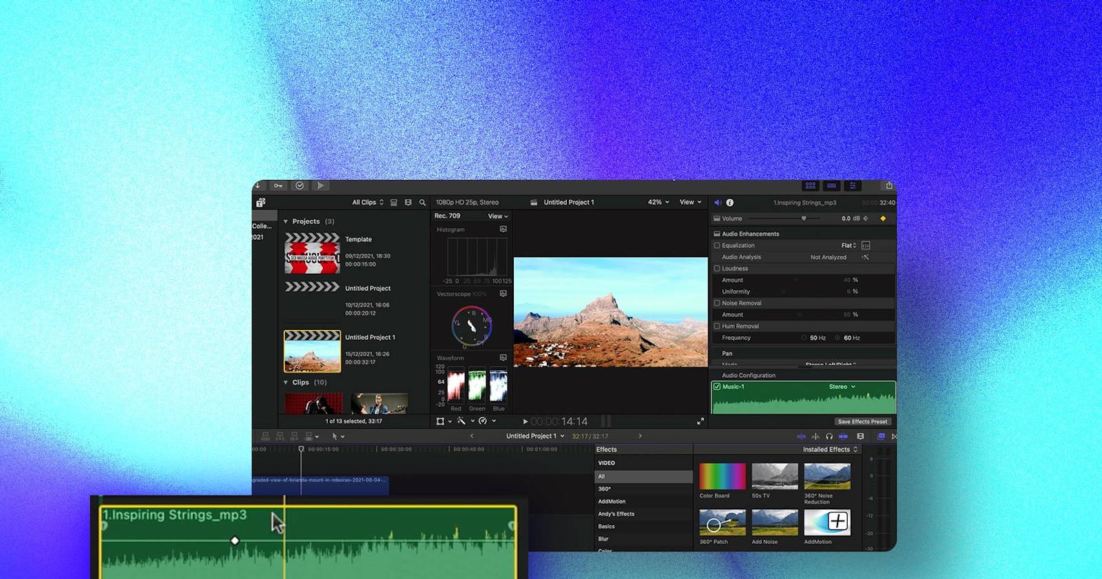 FCPX Video Editing Approaches