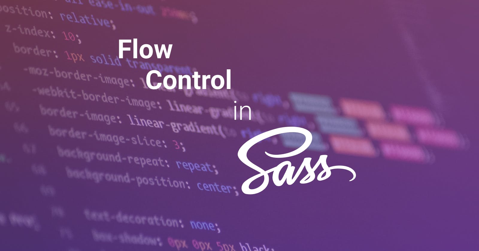 Flow control in SASS