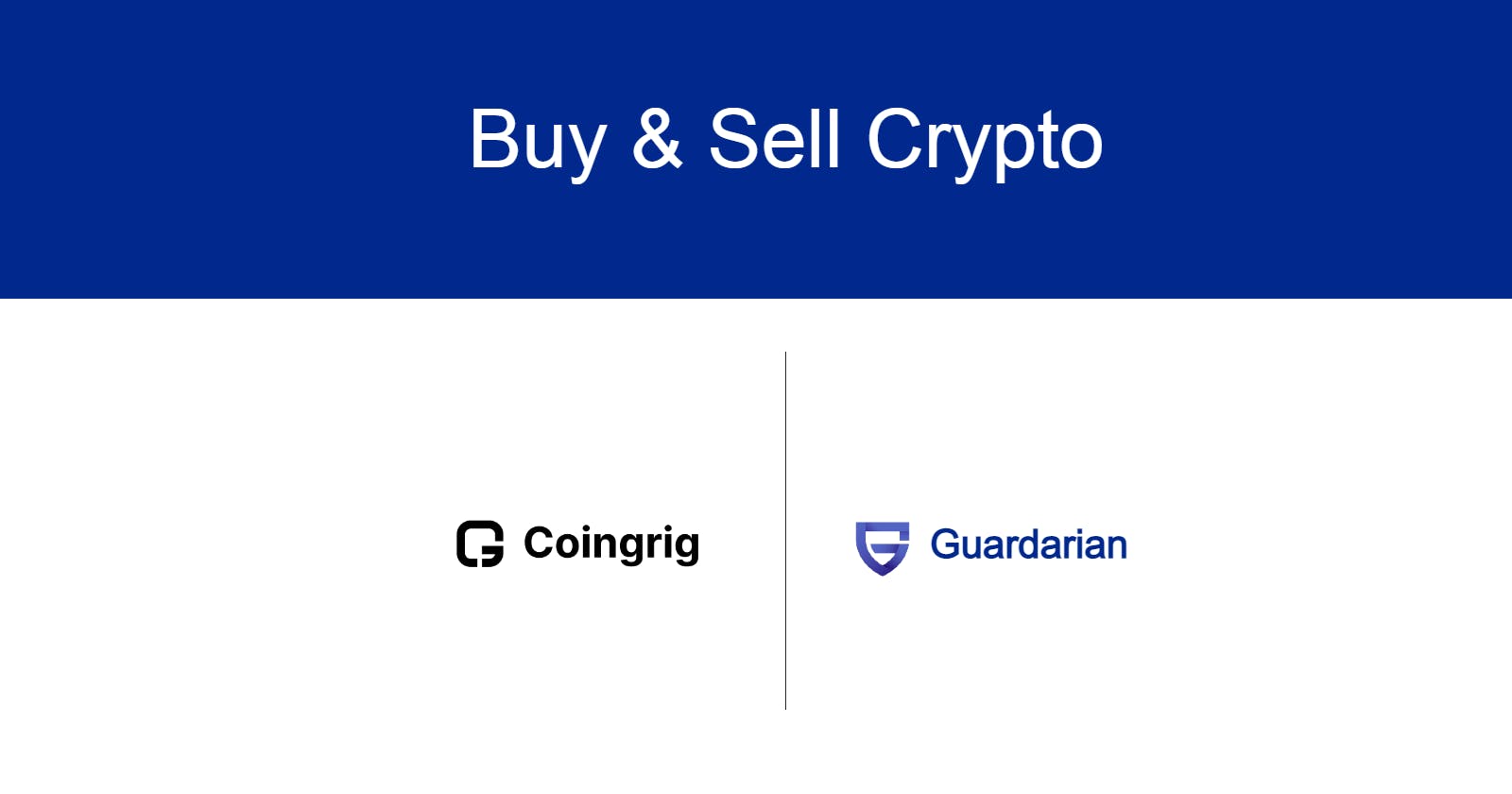 Coingrig establishes a new partnership with Guardarian