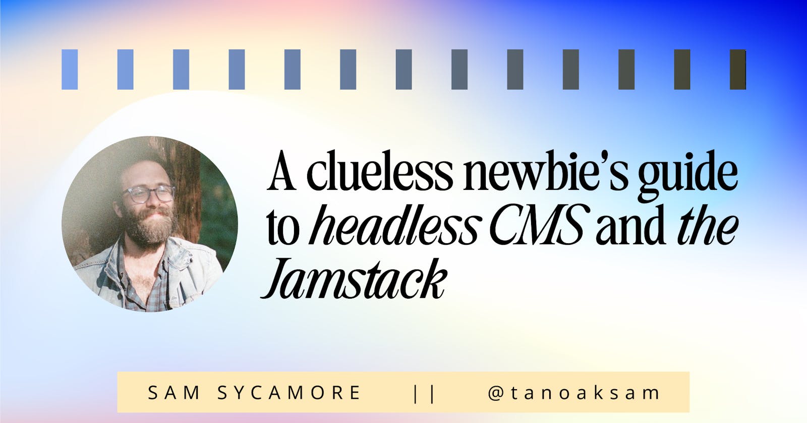 A Clueless Newbie's Guide to Headless CMS & the Jamstack