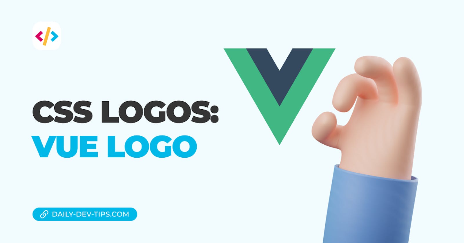 CSS Logos: Vue logo