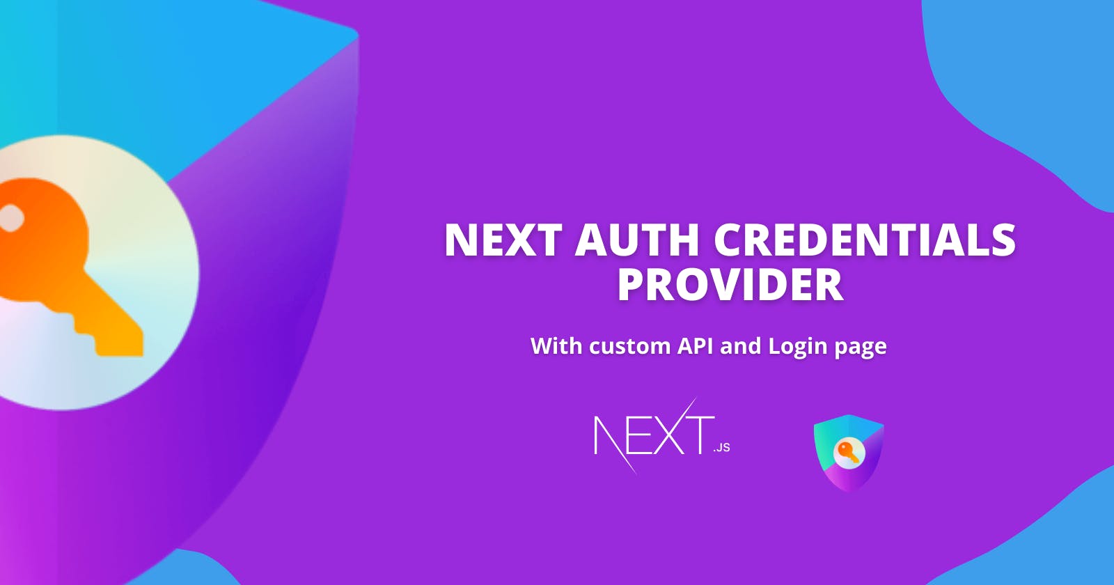How to implement NextAuth credentials provider with external API and login page
