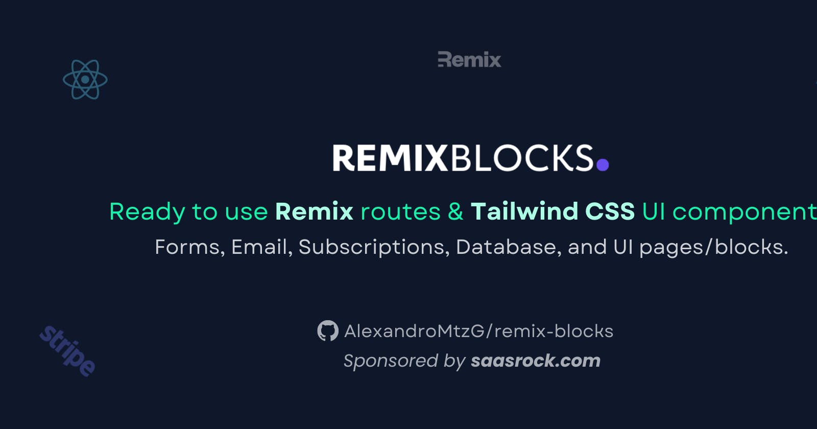 RemixBlocks - Ready-to-use Remix + Tailwind CSS routes and UI blocks