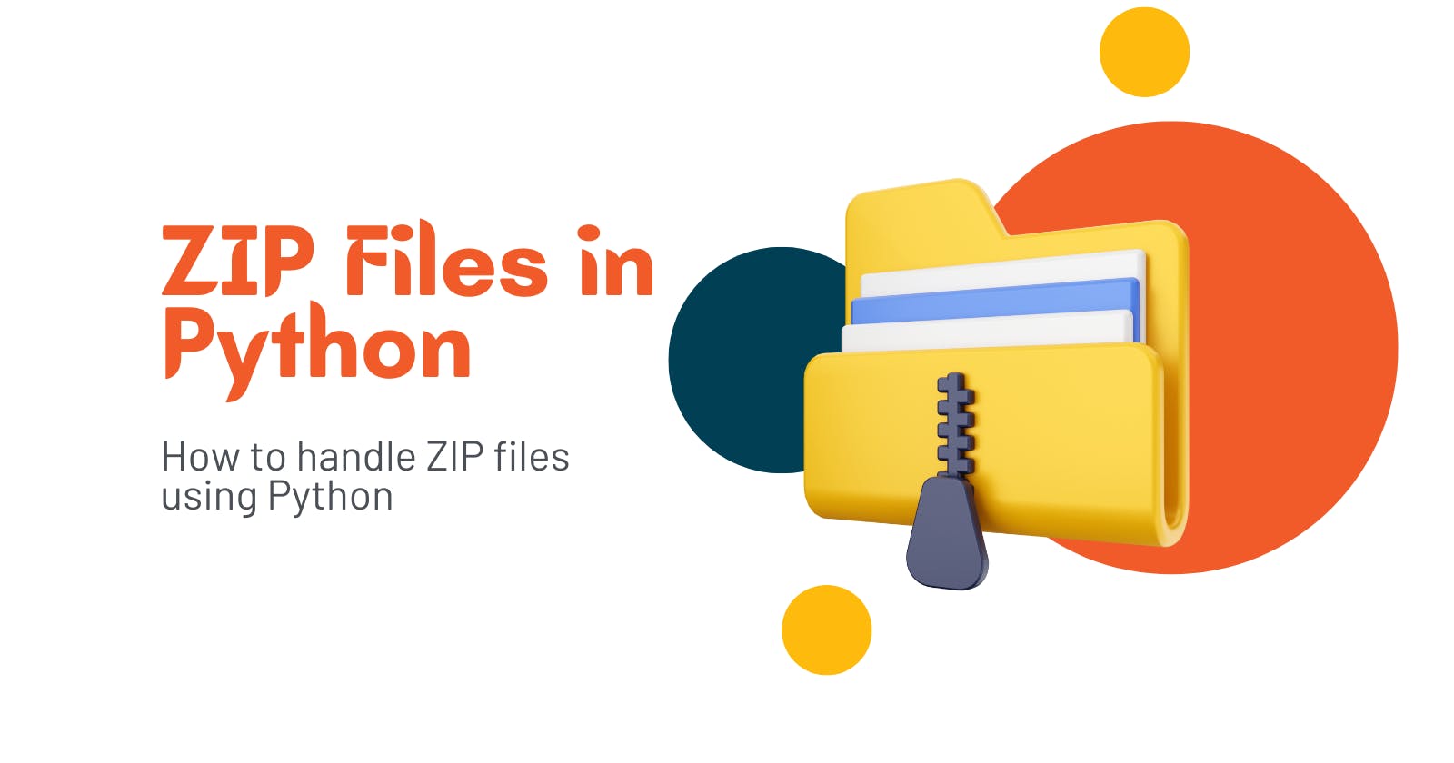 zipfile - Read And Write ZIP Files Without Extracting It In Python