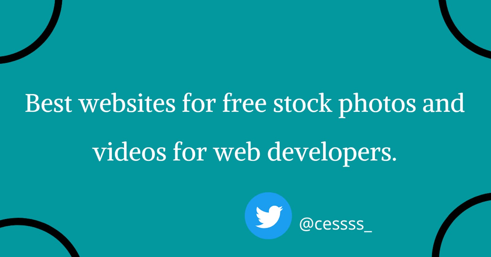 Best websites for free stock photos and videos for web developers.