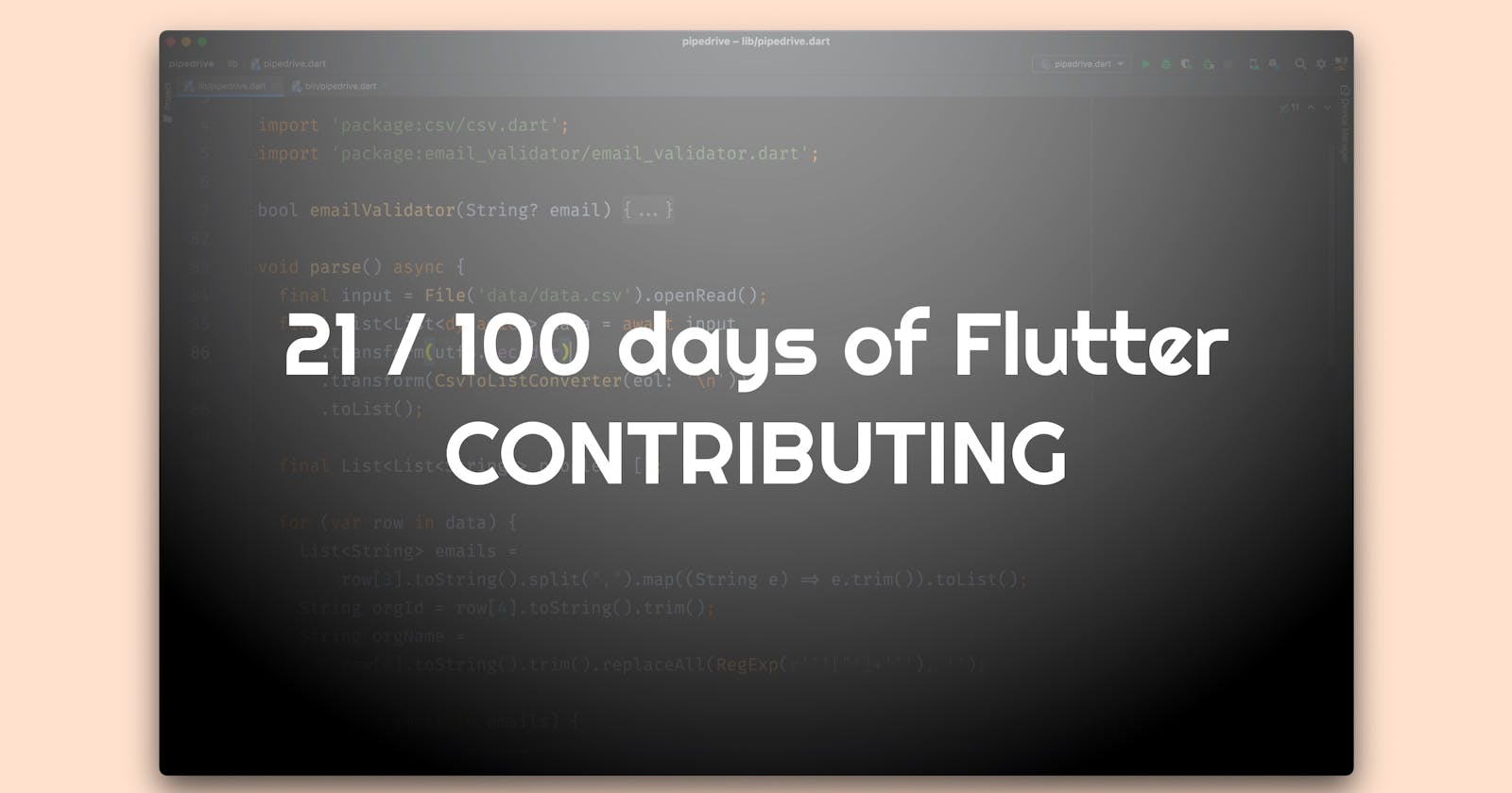 📱 21 / 100 Days Of Flutter, Kate's edition — more Riverpod, more Dart, and touching Flutter source code