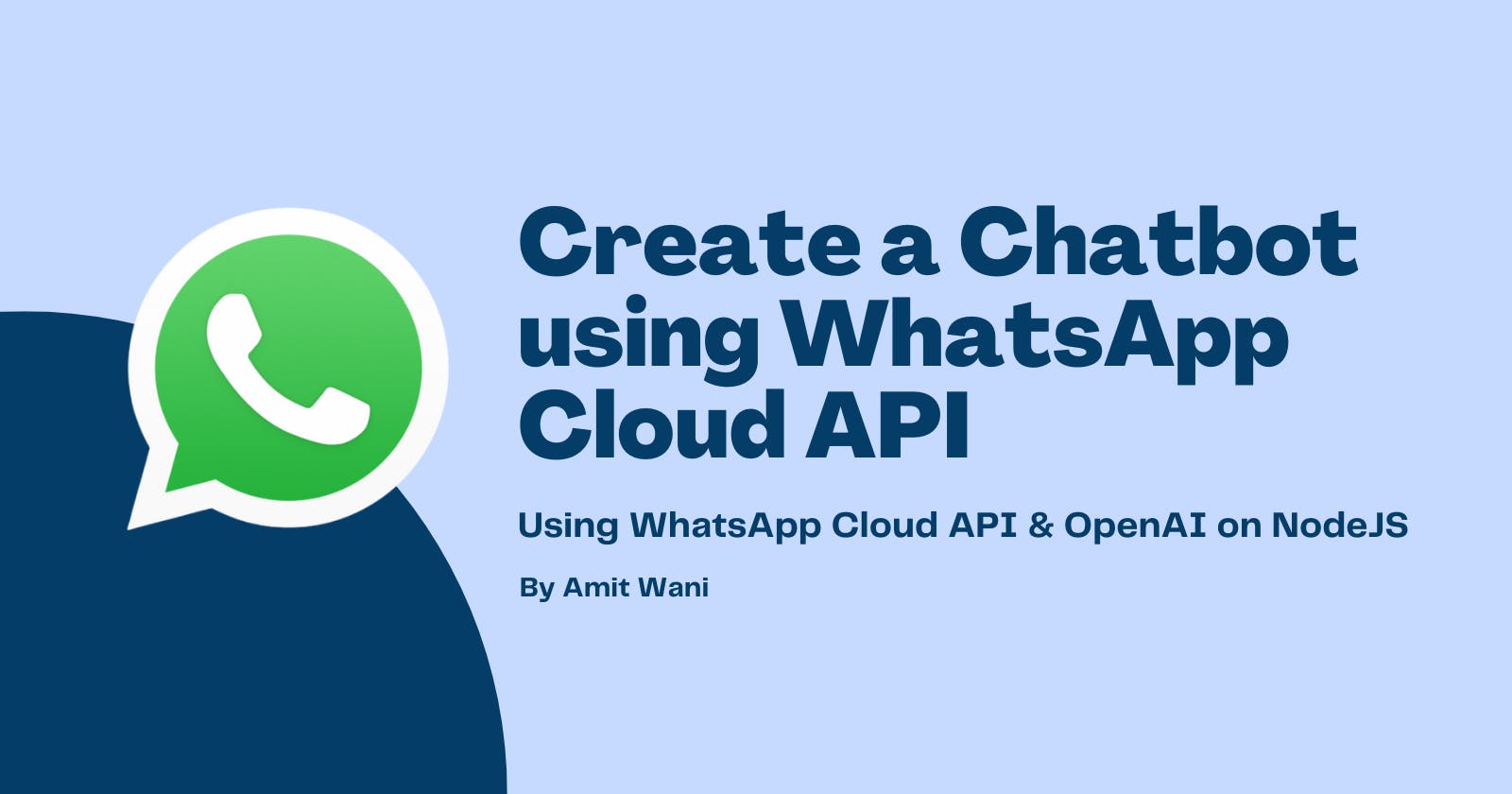 Create a Chatbot using WhatsApp Cloud API