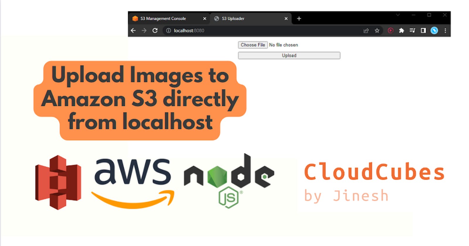 Tutorial: How to upload images directly to Amazon S3 from local Web Server