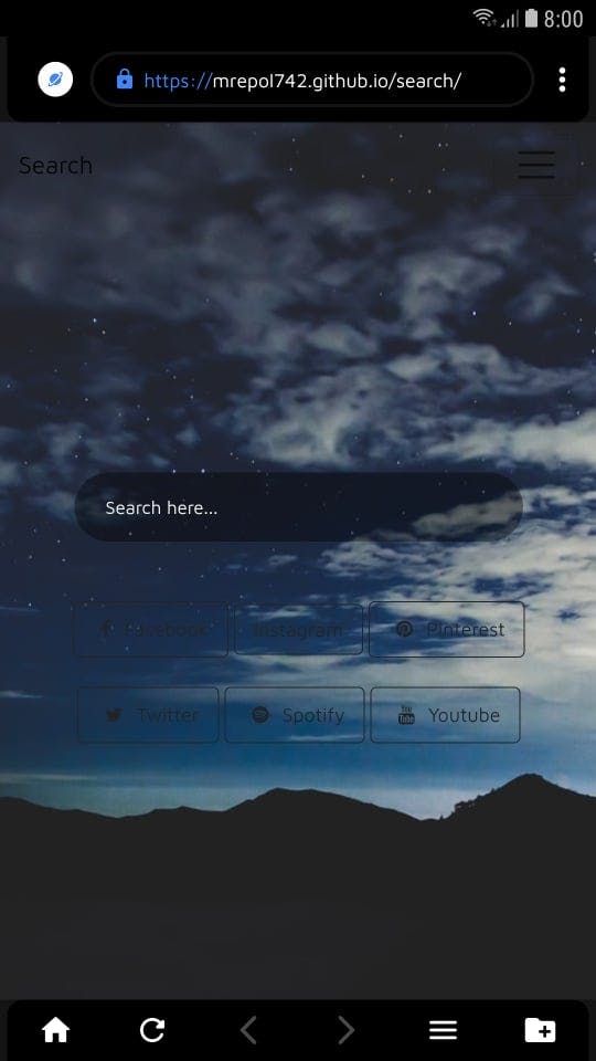 Screenshot of Webvium in Light Mode