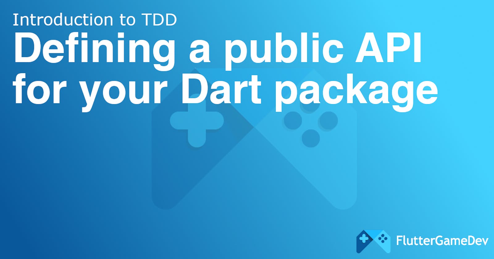Defining a public API for your Dart package