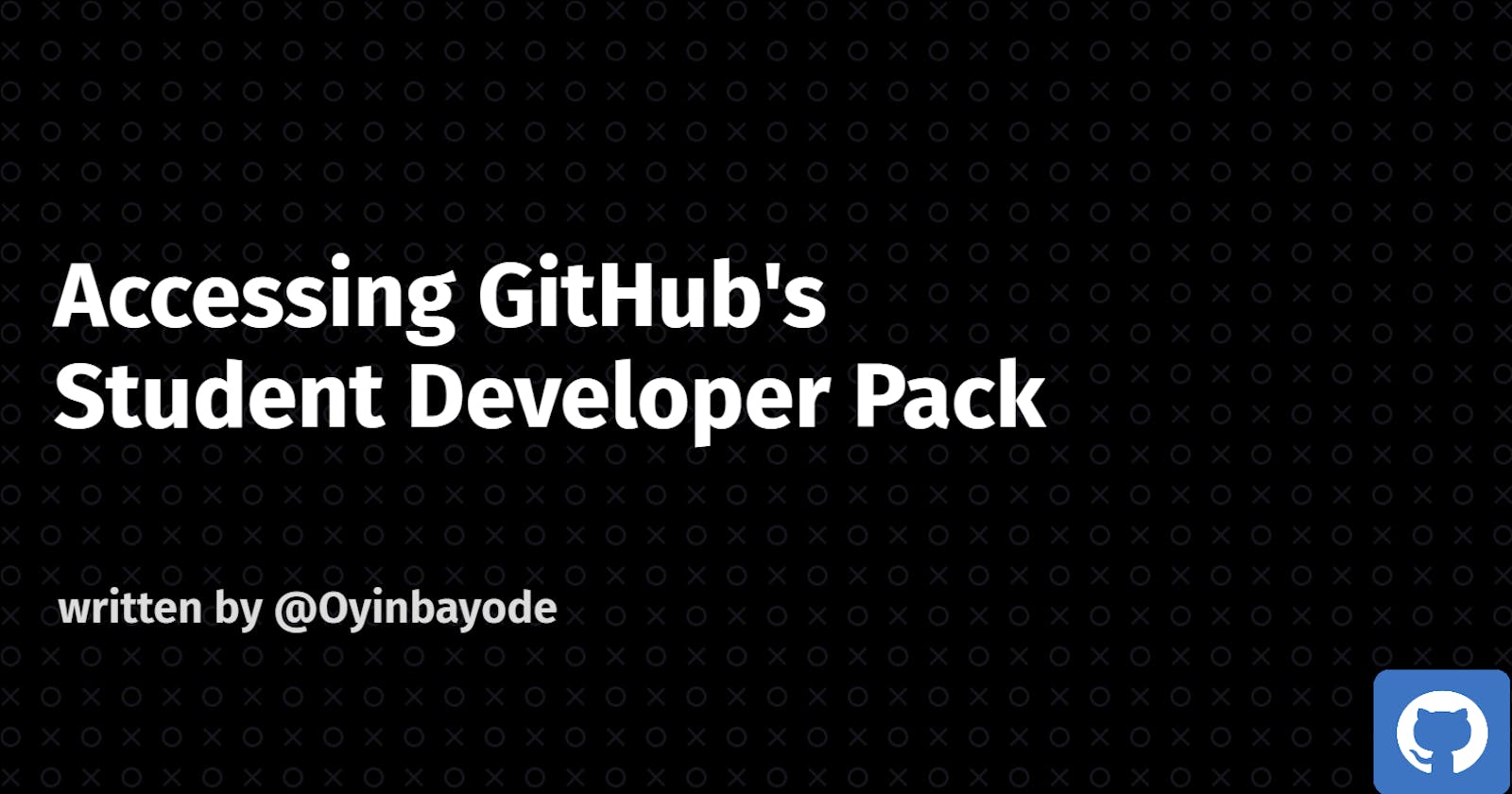 Accessing GitHub's Student Developer Pack