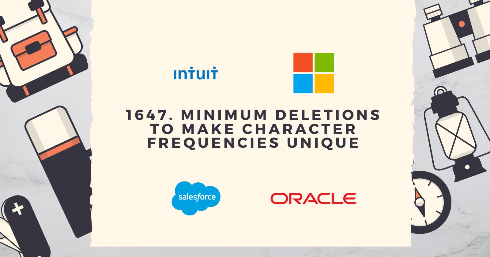 1647. Minimum Deletions to Make Character Frequencies Unique (28/06/2022)