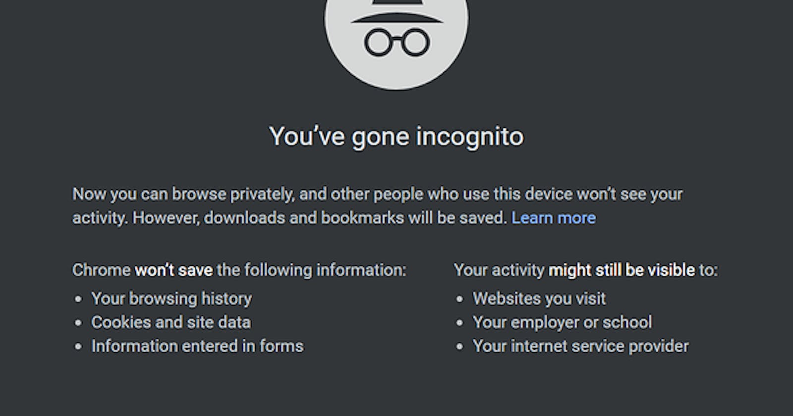 How to make Chrome always run in incognito mode
