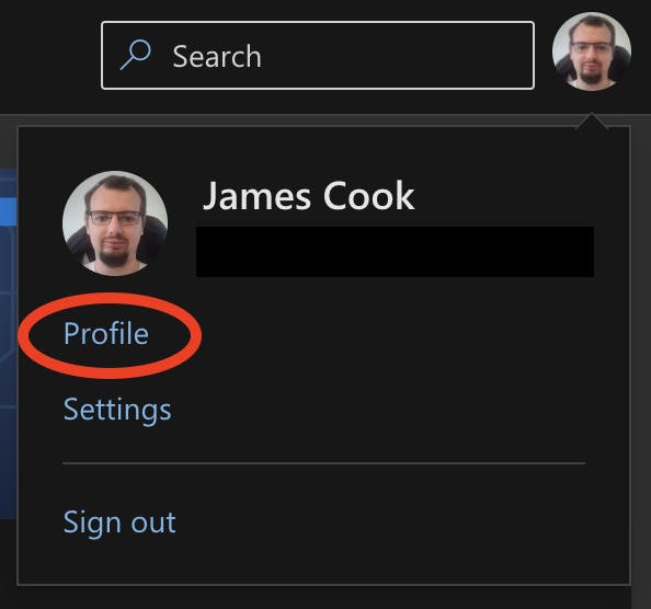 Profile link