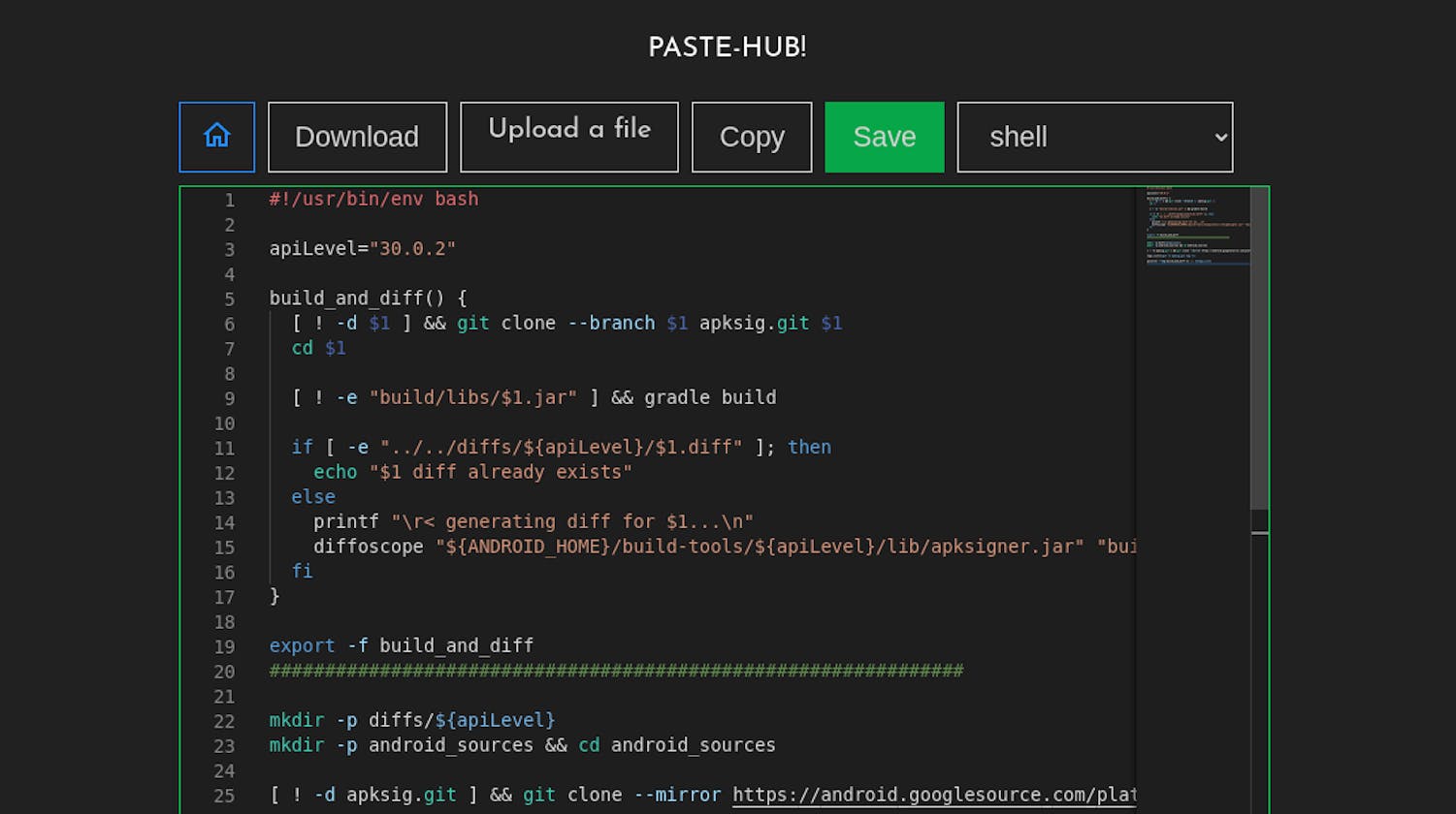 Introducing Paste-hub: A prettified multi-language syntax-highlighting paste bin