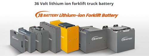 36 volt lithium ion forklift battery's photo
