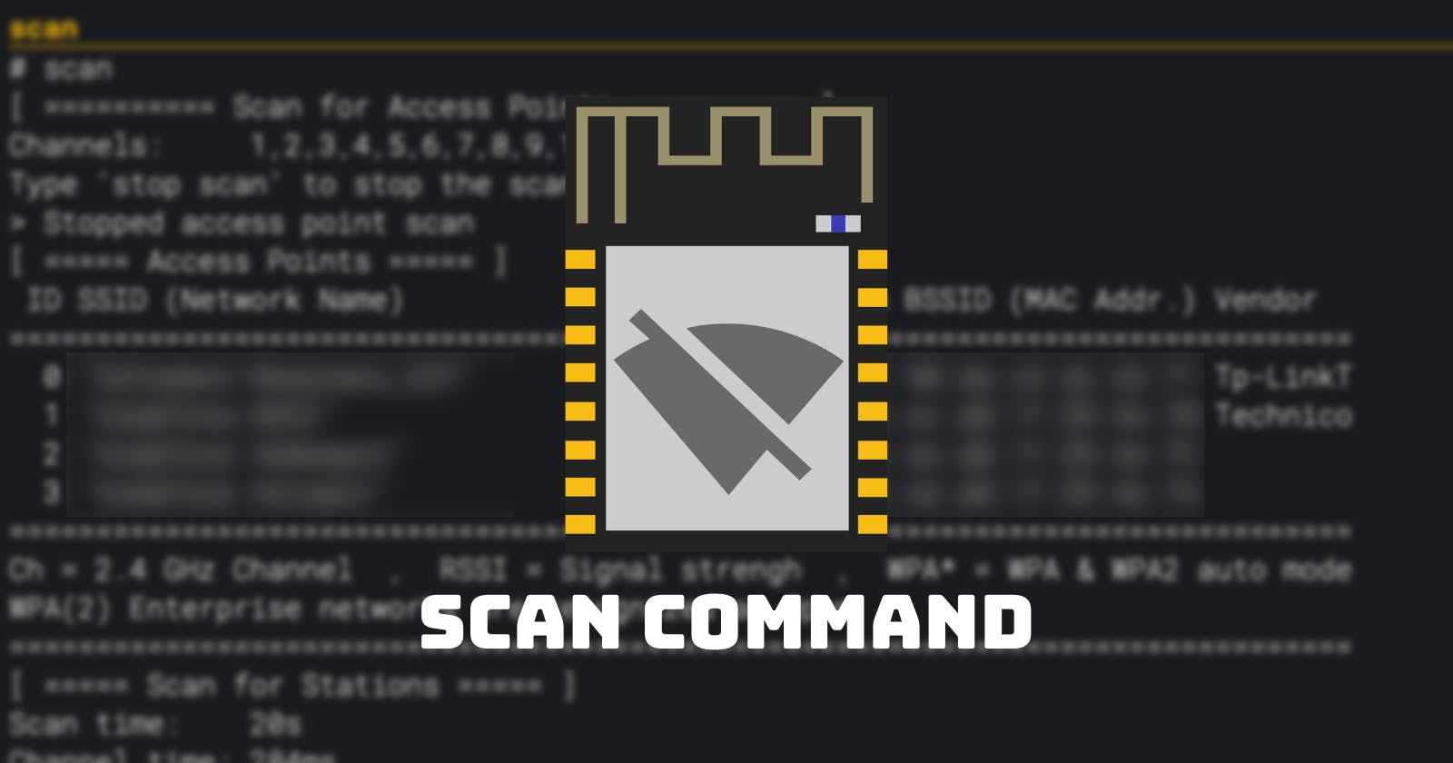 Deauther V3 Tutorial: Scan Command