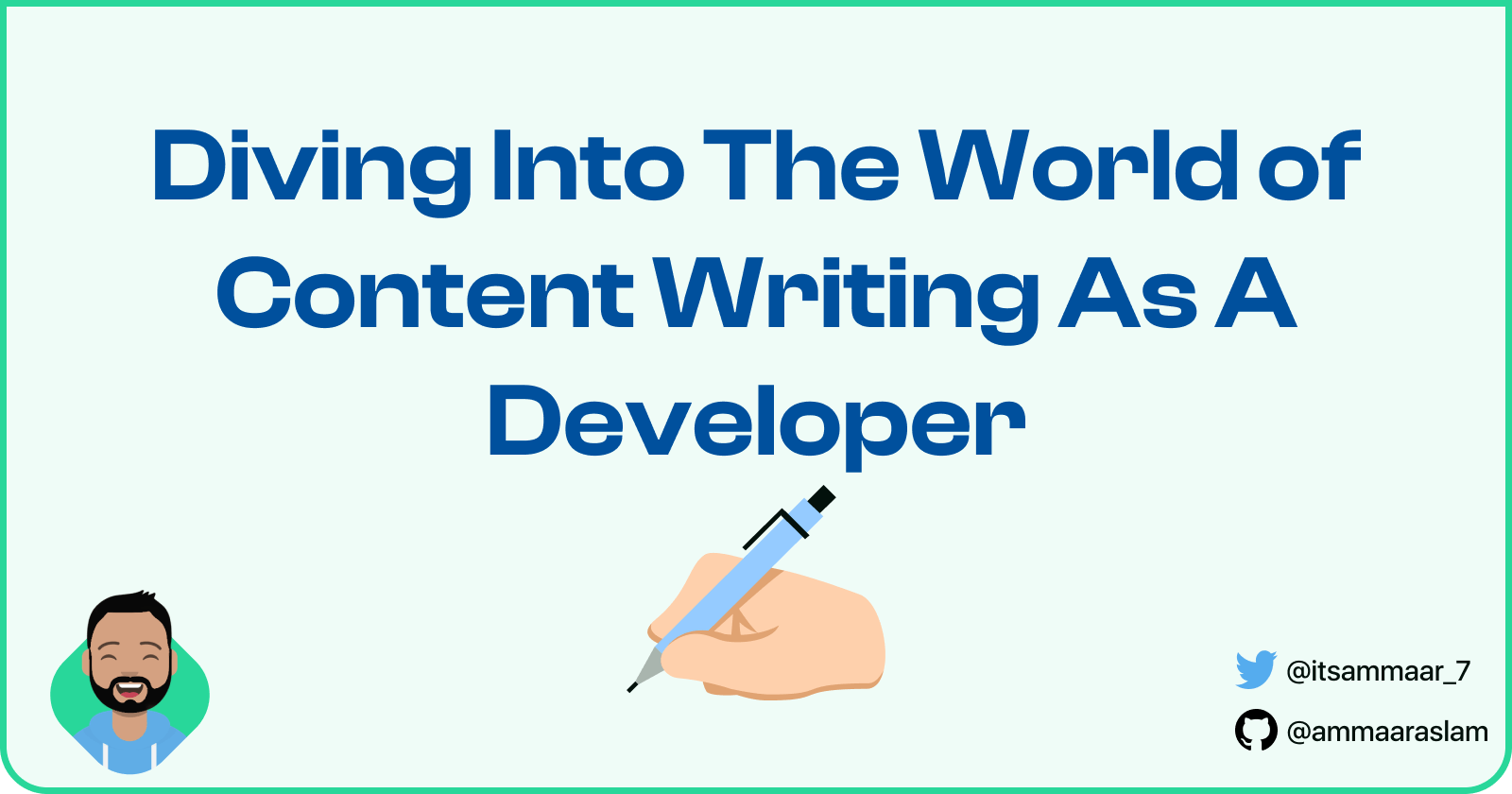 Diving Into The World of Content Writing As A Developer