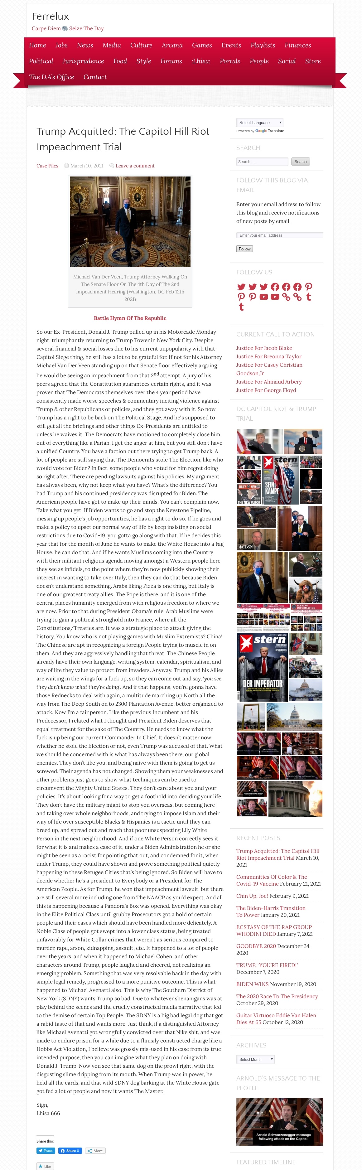 Trump Acquitted: The Capitol Hill Riot Impeachment Trial 💼📜📺